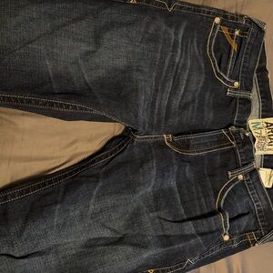 Ariat Men's Dark Blue Straight Jeans